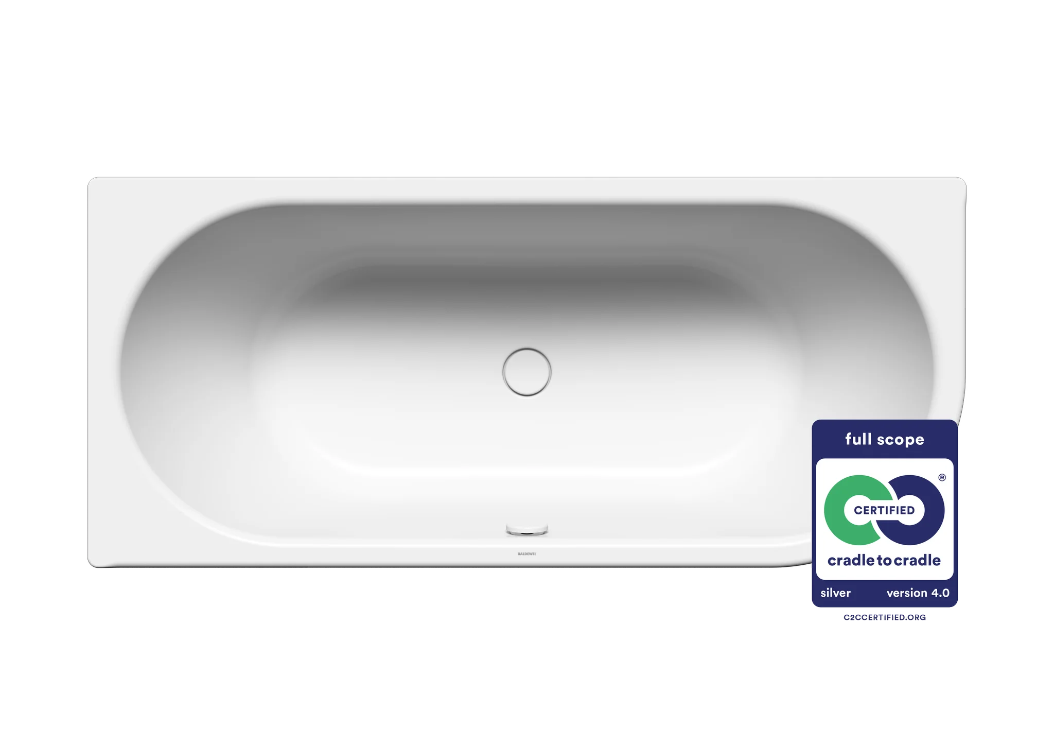 Kaldewei CENTRO DUO 1 RECHTS Badewanne, oval, 1800 x 800 mm, alpinweiß Kaldewei CENTRO DUO 1 RECHTS Badewanne, oval, 1800 x 800 mm, alpinweiß