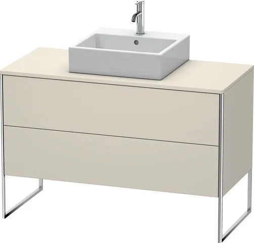 Duravit Waschtischunterschrank bodenstehend „XSquare“ 120 × 77,8 × 54,8 cm Taupe Matt Duravit Waschtischunterschrank bodenstehend „XSquare“ 120 × 77,8 × 54,8 cm Taupe Matt