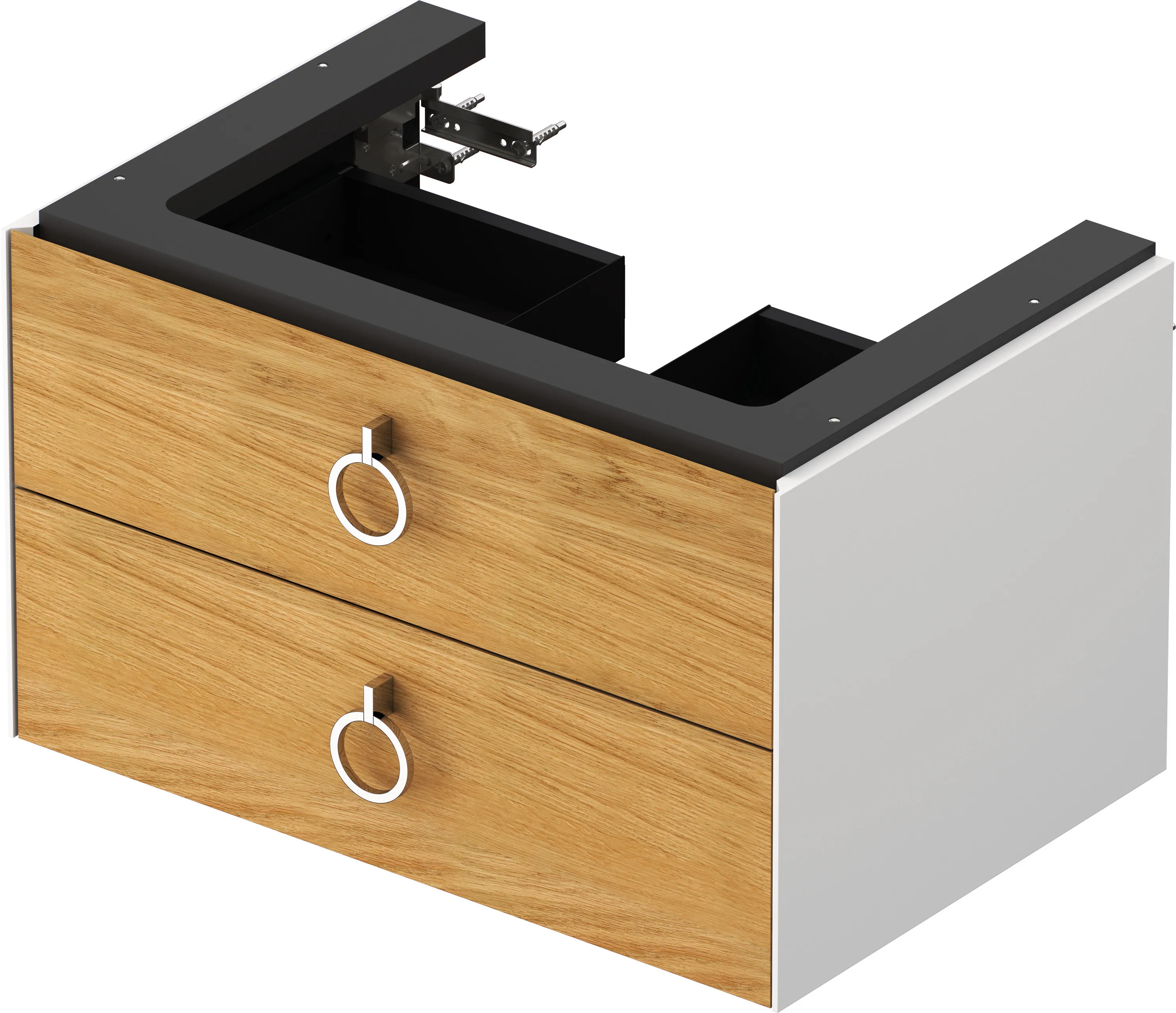 Duravit Waschtischunterschrank wandhängend „White Tulip“ 68,4 × 41 × 45,8 cm Duravit Waschtischunterschrank wandhängend „White Tulip“ 68,4 × 41 × 45,8 cm