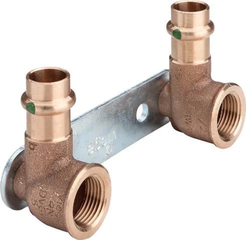 „Sanpress“ Wandscheibe auf Montageschiene 15 mm × 1/2″ × 100 mm „Sanpress“ Wandscheibe auf Montageschiene 15 mm × 1/2″ × 100 mm