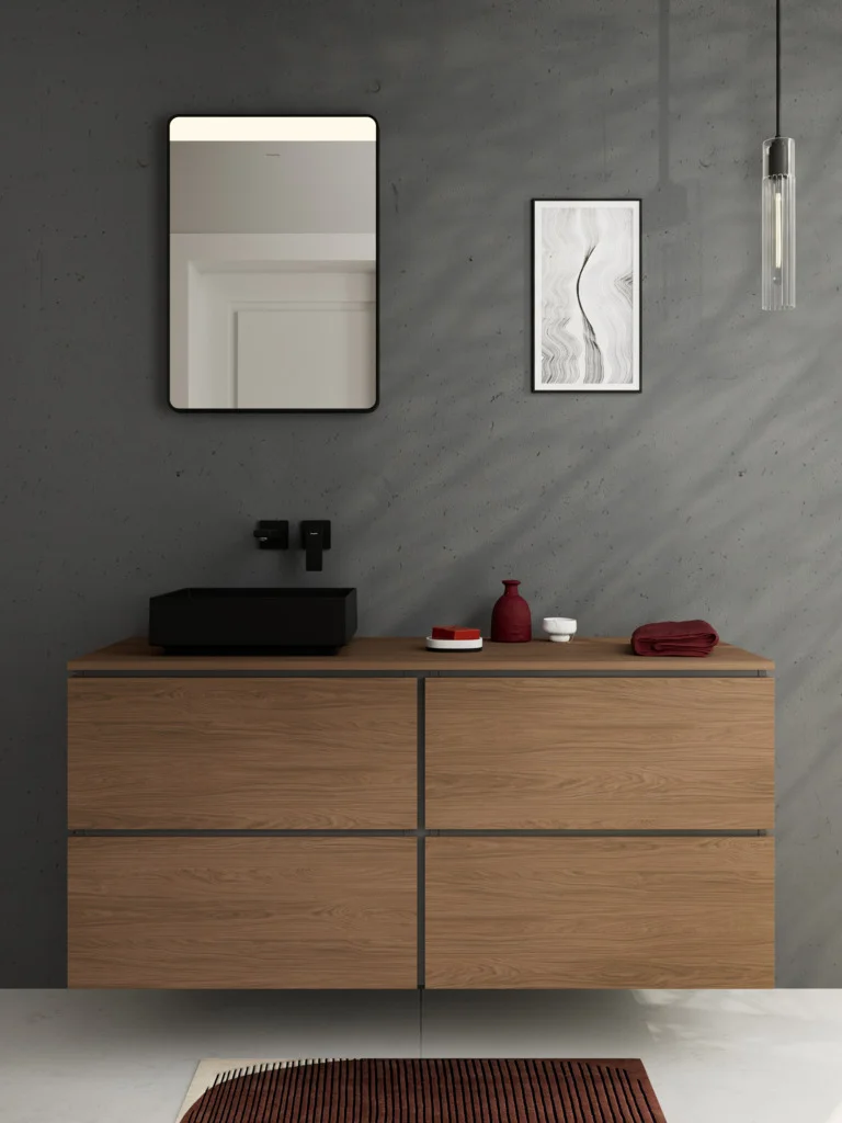 Hansgrohe Metropol Einhebel-Waschtischmischer Unterputz mattschwarz, Ausladung 225 mm, Hebelgriff, Normalstrahl, max. Durchfluss 5 l/min