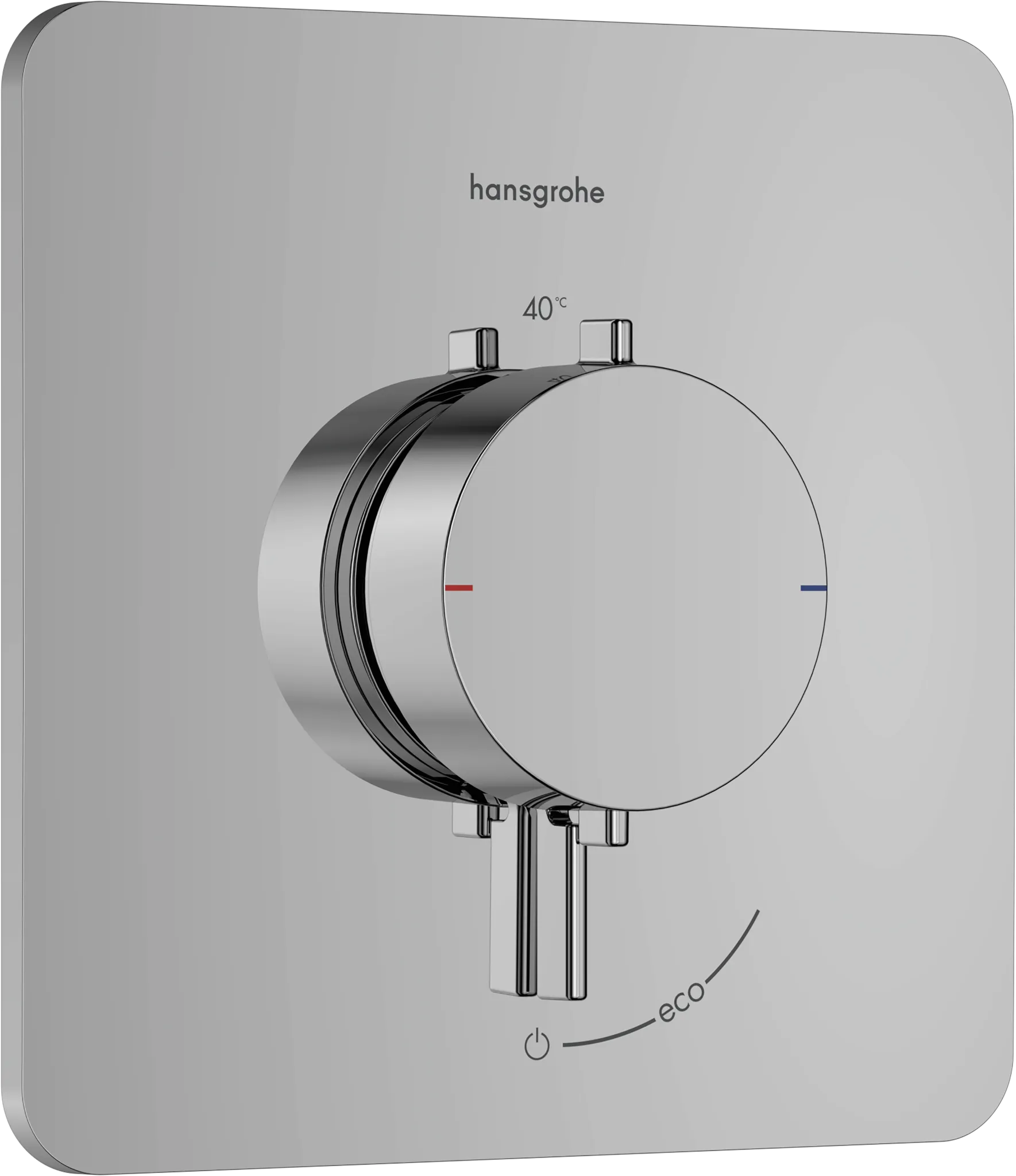 Hansgrohe Unterputz-Armatur „Ecostat Comfort Q“ Ausladung 0 mm in Chrom Hansgrohe Unterputz-Armatur „Ecostat Comfort Q“ Ausladung 0 mm in Chrom