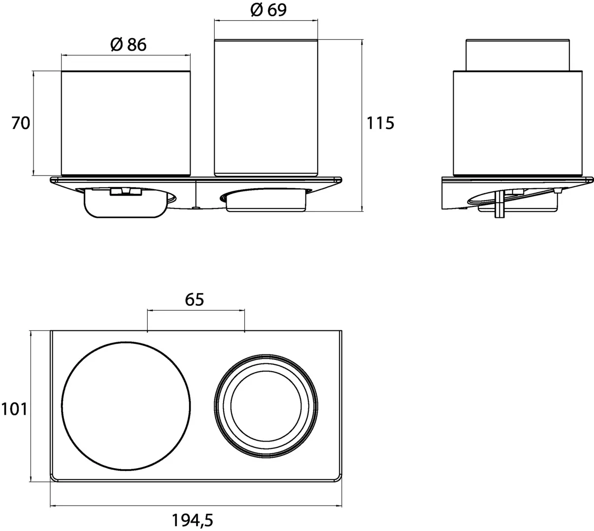 art Glashalter/Seifenspender Glasteil klar innen mattiert, chrom art Glashalter/Seifenspender Glasteil klar innen mattiert, chrom