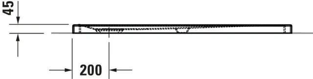 Duravit rechteck Duschwanne „Tempano“ 120 × 80 cm