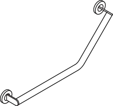 HEWI Haltegriff Ausführung links „System 900“ in Dunkelgrau tiefmatt HEWI Haltegriff Ausführung links „System 900“ in Dunkelgrau tiefmatt