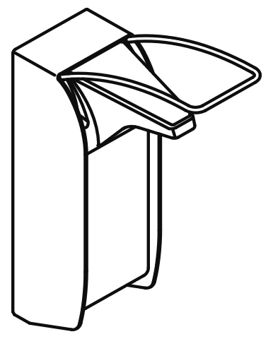 HEWI Seifenspender „Serie 805“ 21,5 × 8,2 × 24,5 cm