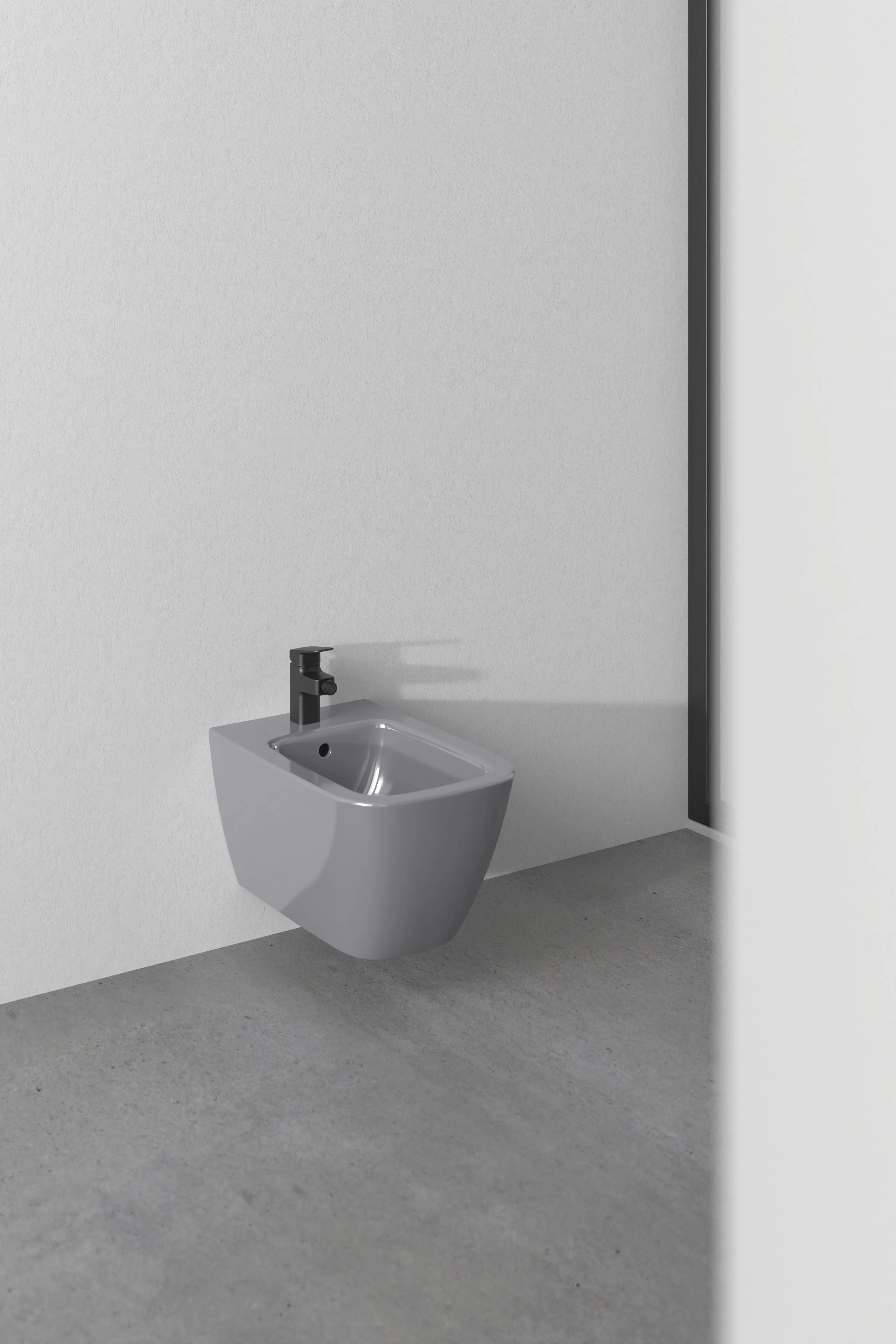 Ideal Standard Bidet „i.lifeB“, Befestigung sichtbar 35,5 × 54 × 30 cm in Grau Ideal Standard Bidet „i.lifeB“, Befestigung sichtbar 35,5 × 54 × 30 cm in Grau