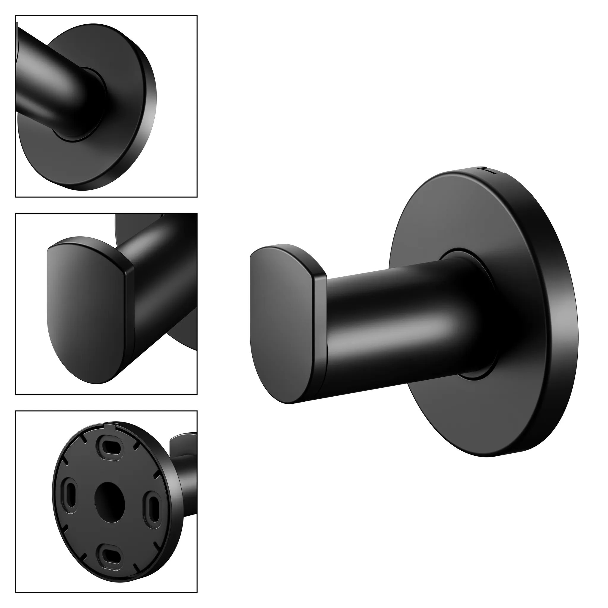 KEUCO PLAN Handtuchhaken XL 52 mm schwarz matt KEUCO PLAN Handtuchhaken XL 52 mm schwarz matt