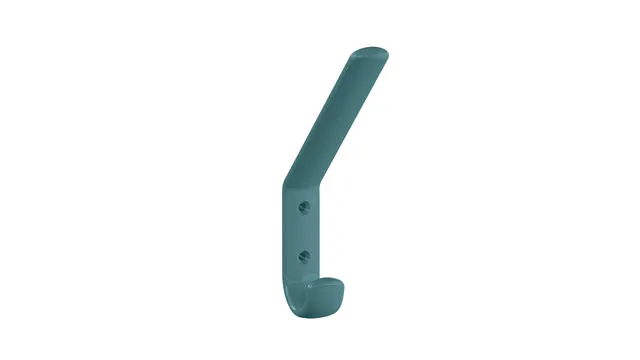 HEWI Garderobenhaken Serie 477, H:163mm, Aquablau