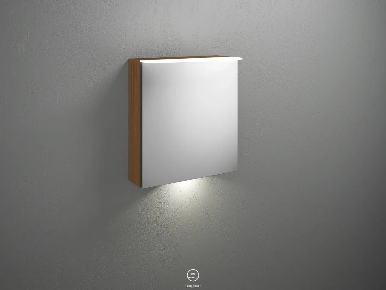 Burgbad Spiegelschrank Badu SFUA060, 310x600x665 mm, LED-Aufsatzleuchte 4200 K, beidseitig verspiegelt Burgbad Spiegelschrank Badu SFUA060, 310x600x665 mm, LED-Aufsatzleuchte 4200 K, beidseitig verspiegelt