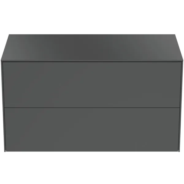 Ideal Standard Waschtischunterschrank Conca, 2 Auszüge, anthrazit