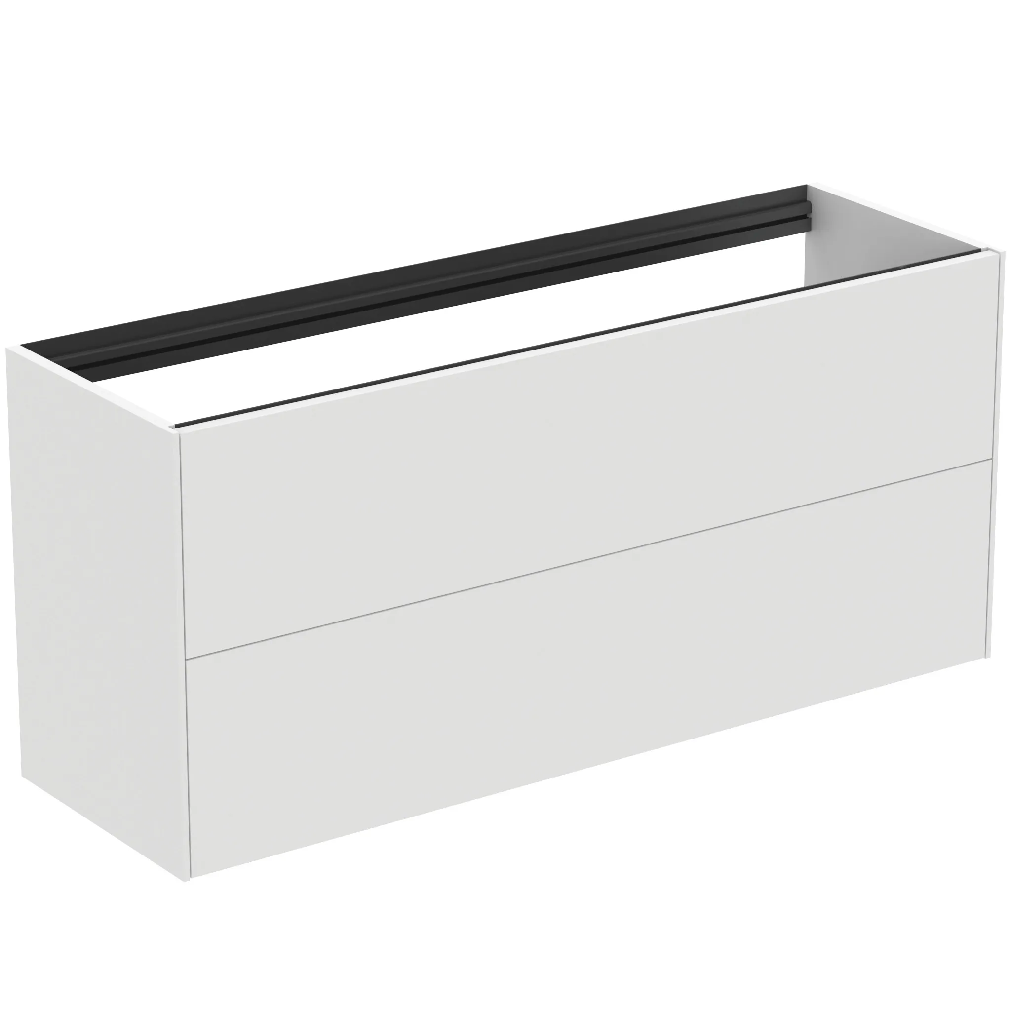 Ideal Standard Waschtischunterschrank Conca, 2 Auszüge, ohne Platte, 1200x373x540mm, Weiß Ideal Standard Waschtischunterschrank Conca, 2 Auszüge, ohne Platte, 1200x373x540mm, Weiß
