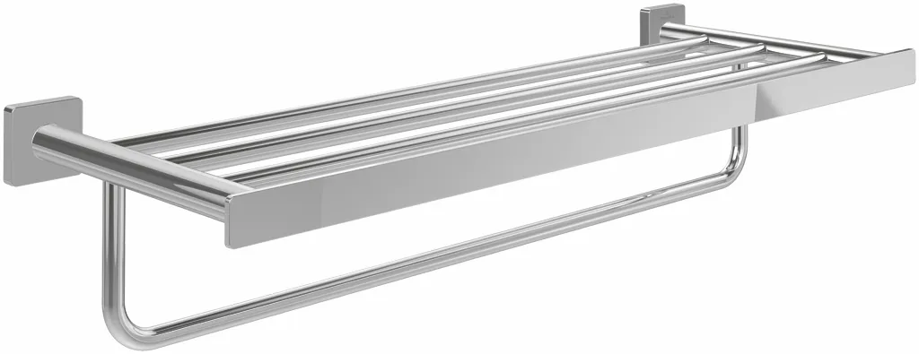 Villeroy & Boch Handtuchhalter „Elements-Striking“, Befestigung verdeckt in Chrom