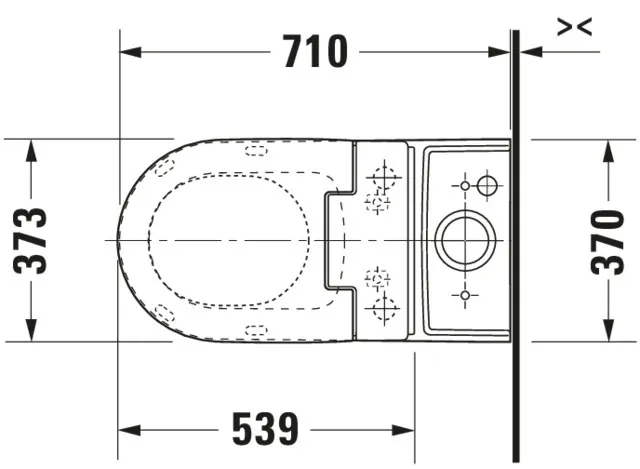 Duravit WC-Sitz mit Unterdusche (elektrisch) „SensoWash® Slim“