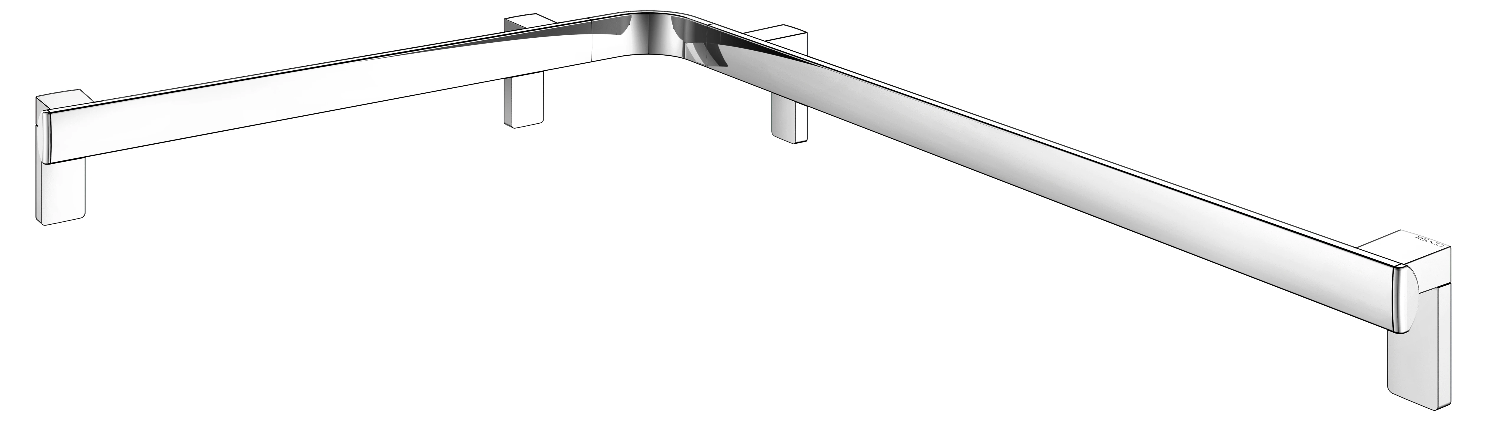 KEUCO Dusch- und Wannenhandlauf „Axess“ 80 cm Ausführung in Verchromt