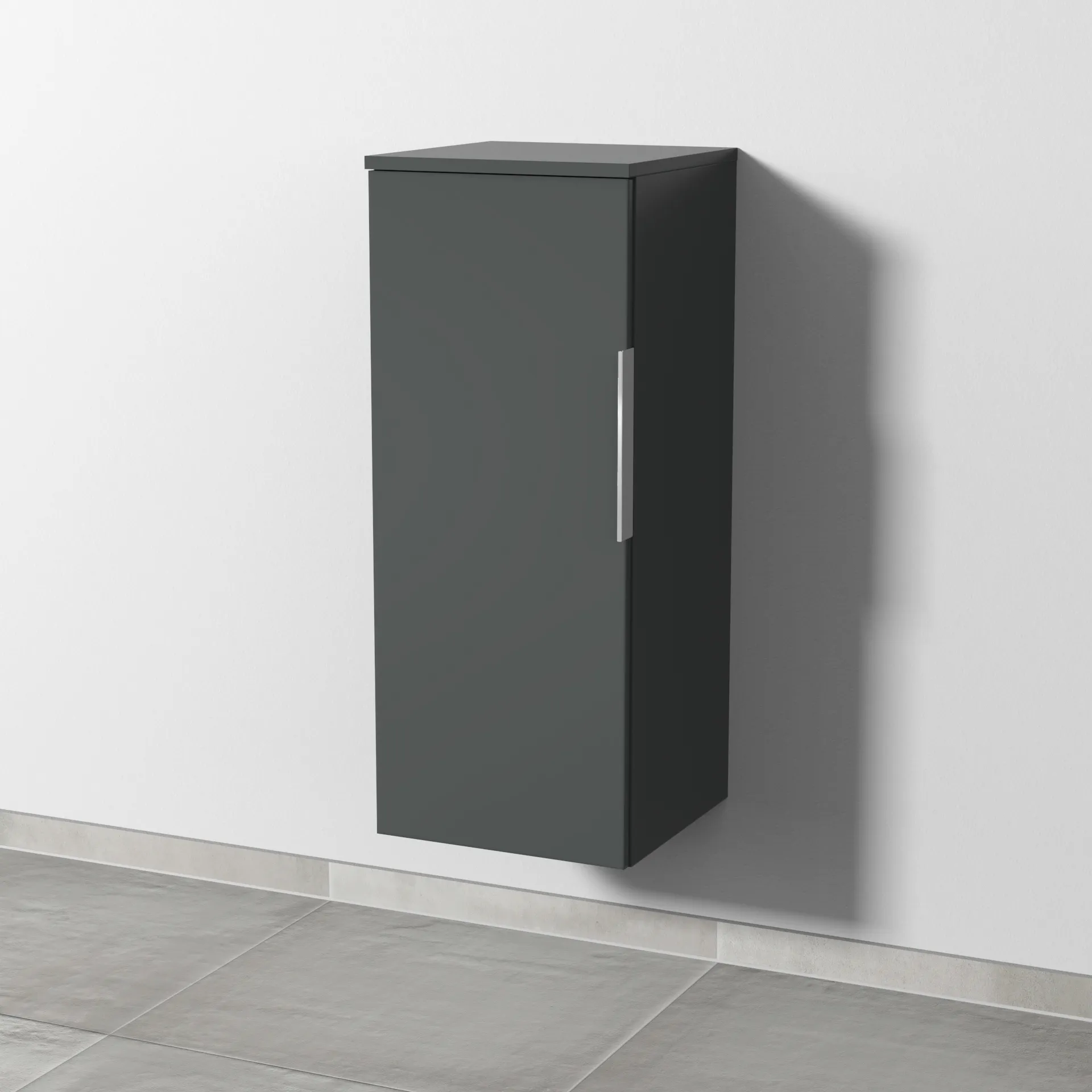 Sanipa Mittelschrank „3way“ 350 × 850 × 345 mm Anschlag links, in Anthrazit (matt), Anschlag links