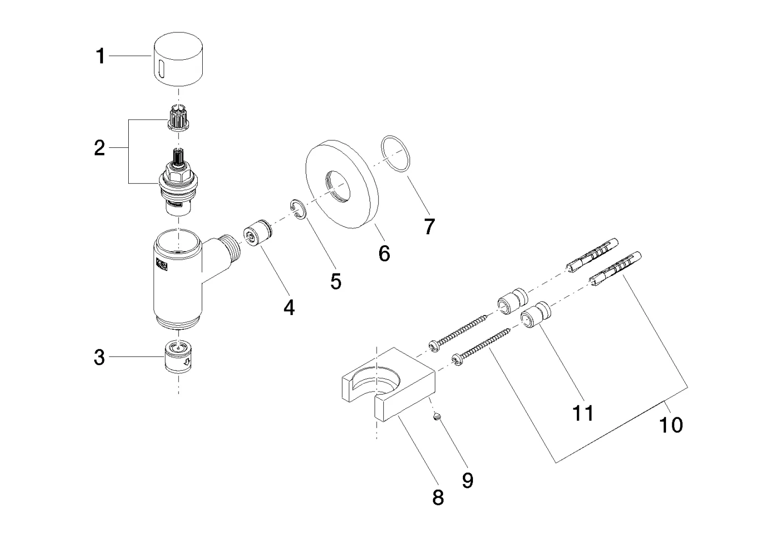 Dornbracht WATER TUBE Kneipp-Wandanschlussbogen mit Schlauchhalterung und Einzelrosette - Chrom, LAMINAR FLOW Dornbracht WATER TUBE Kneipp-Wandanschlussbogen mit Schlauchhalterung und Einzelrosette - Chrom, LAMINAR FLOW