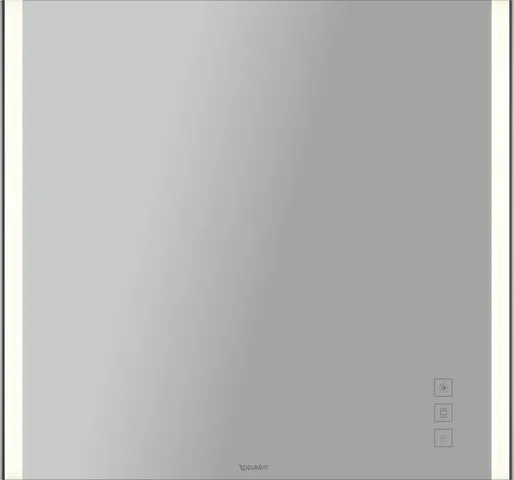 Duravit Spiegel „XSquare“ 80 × 80 cm in in Frontfarbe