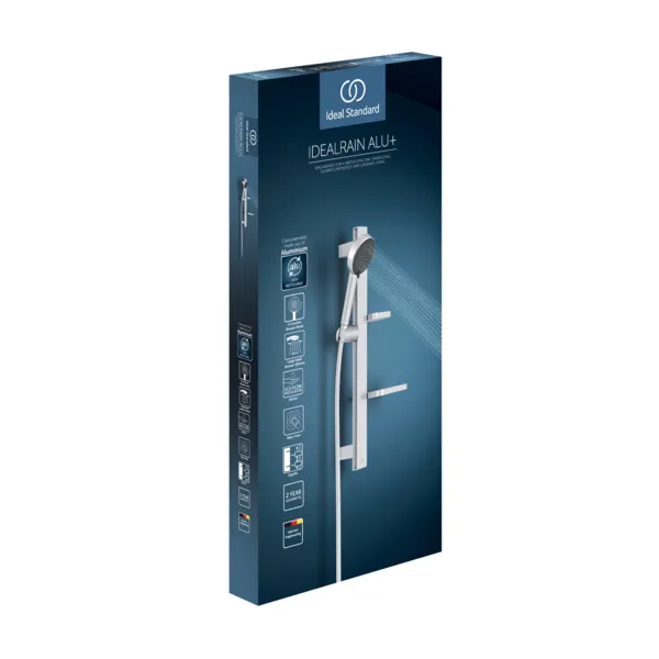 Ideal Standard Idealrain Alu+ Brausekombination BD586SI Silver Ideal Standard Idealrain Alu+ Brausekombination BD586SI Silver
