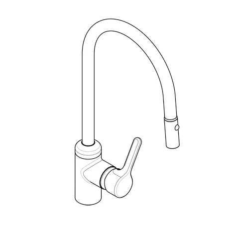 BINGO STAR Spültisch EHM DN 15 herausziehbare Brause chrom BINGO STAR Spültisch EHM DN 15 herausziehbare Brause chrom