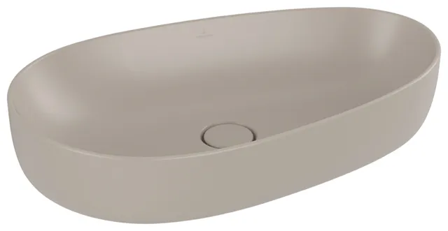 Villeroy & Boch Aufsatzwaschtisch „Antao“ 650 × 400 × 180 mm, ohne Hahnlochbohrung in Almond Villeroy & Boch Aufsatzwaschtisch „Antao“ 650 × 400 × 180 mm, ohne Hahnlochbohrung in Almond