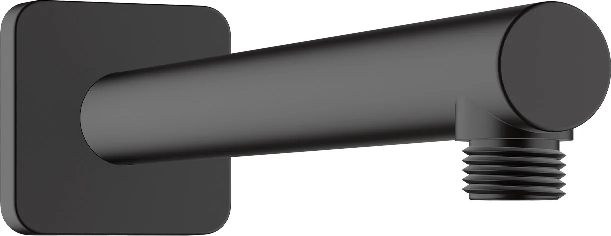 Hansgrohe Brausearm Vernis Shape, 240 mm Länge, 90° Winkel, mattschwarz, Aufputzmontage, Messing, G 1/2 Anschluss Hansgrohe Brausearm Vernis Shape, 240 mm Länge, 90° Winkel, mattschwarz, Aufputzmontage, Messing, G 1/2 Anschluss
