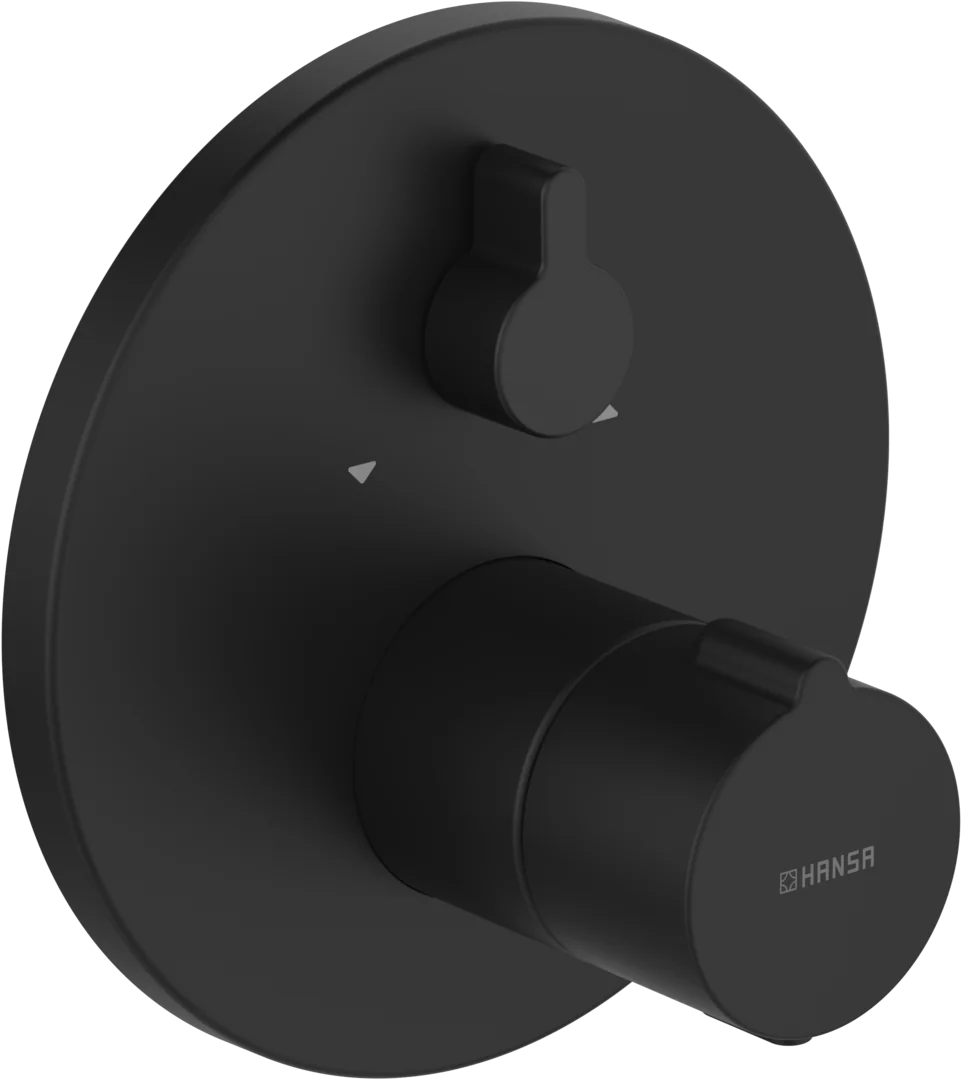 HansaHOME Wannen- und Brausearmatur Hansavantis 2022 FM Set für Wanne/Brause Matt-Schwarz