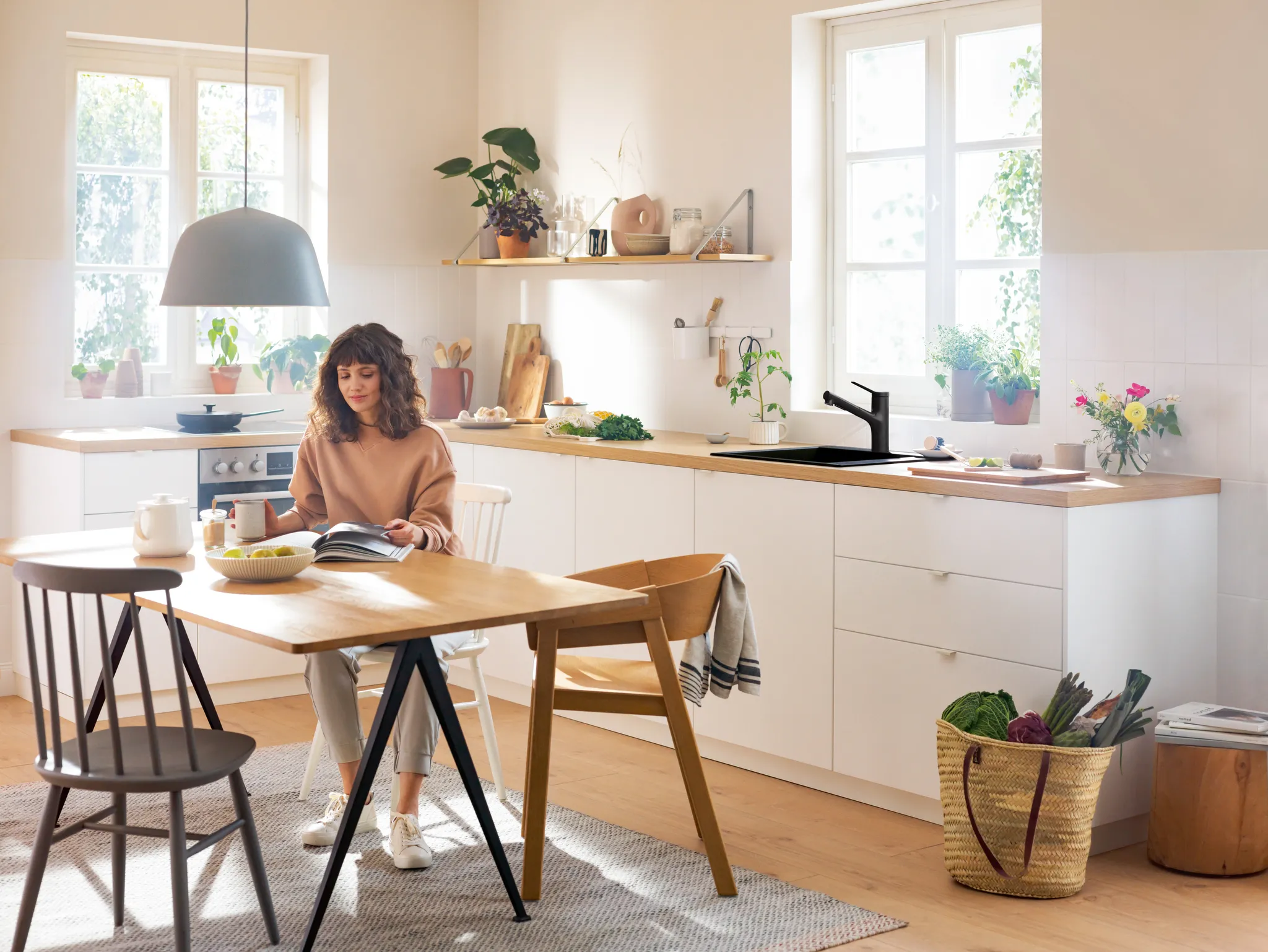 Hansgrohe S51 S510-F450 Einbauspüle 450, Graphitschwarz Hansgrohe S51 S510-F450 Einbauspüle 450, Graphitschwarz