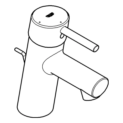 Einhand-Waschtischbatterie Concetto 23380_1, S-Size, Einlochmontage, Energie-Spar-Funktion Mittelstellung kalt, Zugstangen-Ablaufgarnitur 1 1/4″, chrom Einhand-Waschtischbatterie Concetto 23380_1, S-Size, Einlochmontage, Energie-Spar-Funktion Mittelstellung kalt, Zugstangen-Ablaufgarnitur 1 1/4″, chrom