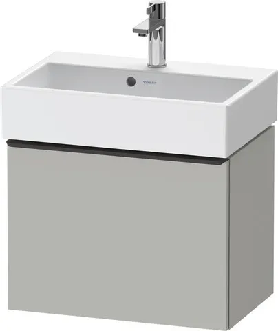 Duravit Waschtischunterschrank wandhängend „D-Neo“ 58,4 × 44 × 37,2 cm in Betongrau Matt