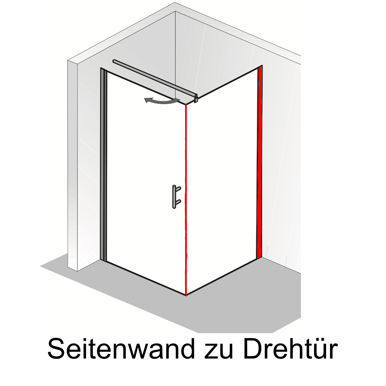 HSK gerahmte Seitenwand für Drehtür „Favorit Nova“ Glas Klar hell, Profile Weiß, für 1600 mm, H: 1950 mm HSK gerahmte Seitenwand für Drehtür „Favorit Nova“ Glas Klar hell, Profile Weiß, für 1600 mm, H: 1950 mm