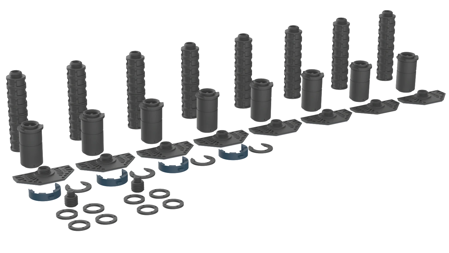 Bette Montagefuß für Duschwannen > 120 cm „BetteLevel“ 22 cm Bette Montagefuß für Duschwannen > 120 cm „BetteLevel“ 22 cm