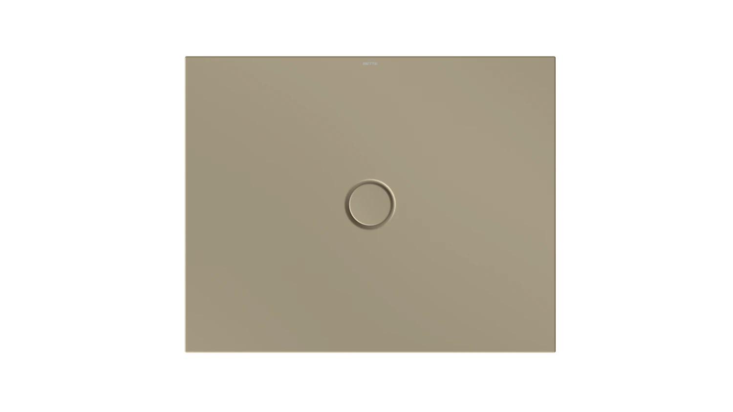 Bette rechteck Duschwanne „BetteFloor“ 1000 × 800 mm ohne Oberflächenbeschichtung, mit BetteGlasur Plus, ohne Wannenträger, in Hazel