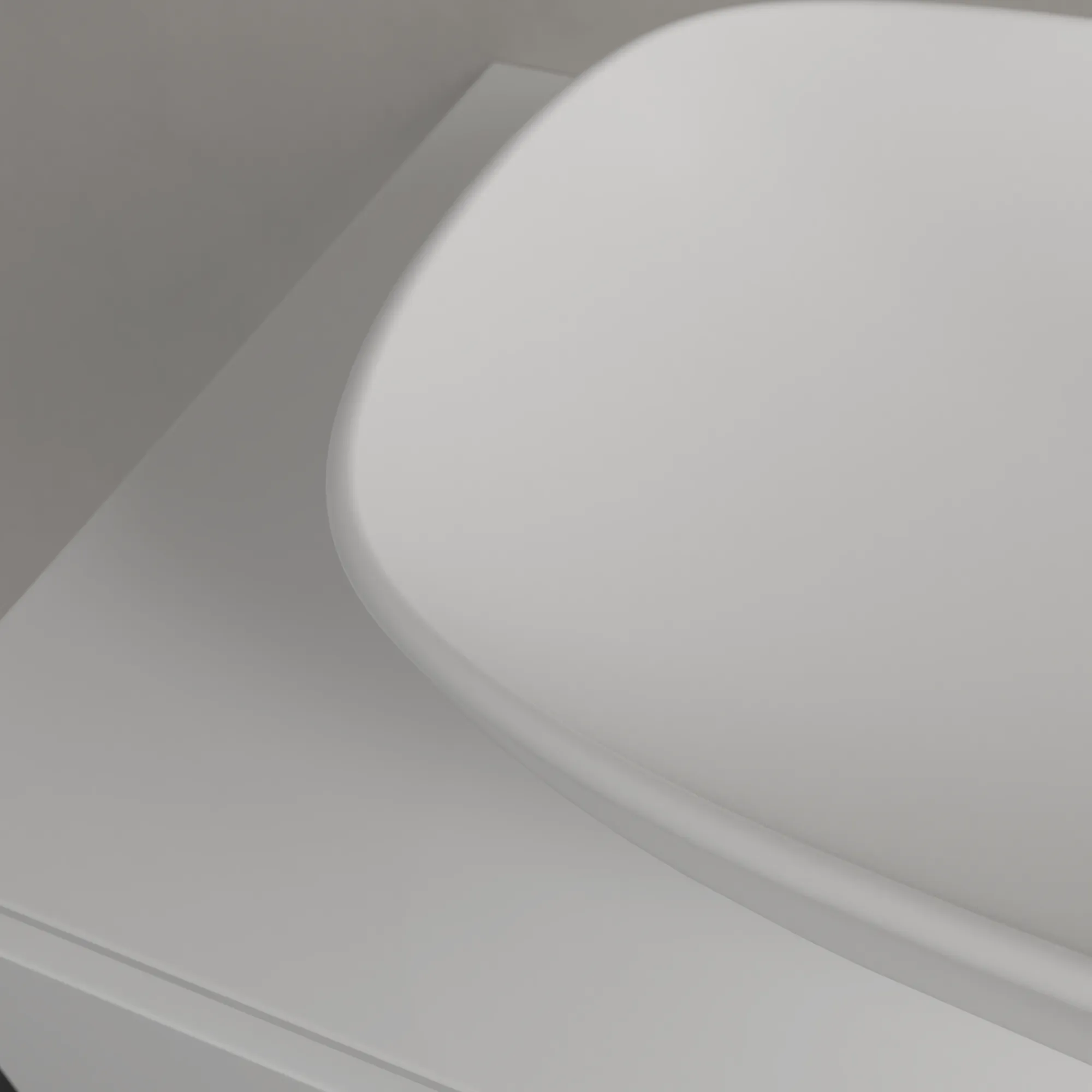 Villeroy & Boch Aufsatzwaschtisch aus TitanCeram „Loop & Friends“ 560 × 380 × 150 mm, ohne Hahnlochbohrung in Stone White