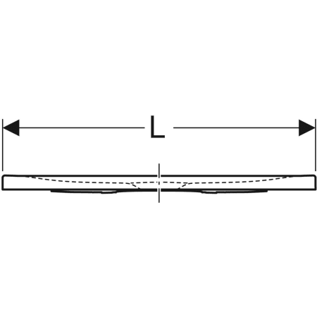 Nemea quadratische Duschwanne: L=90cm, B=90cm