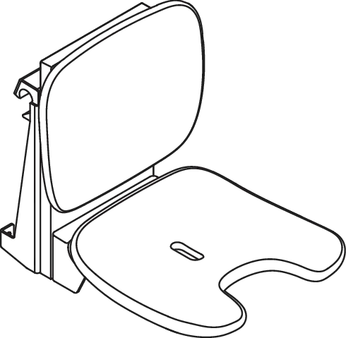 Einhängesitz „Serie 802 LifeSystem“ in Anthrazit glänzend / Anthrazit matt Einhängesitz „Serie 802 LifeSystem“ in Anthrazit glänzend / Anthrazit matt