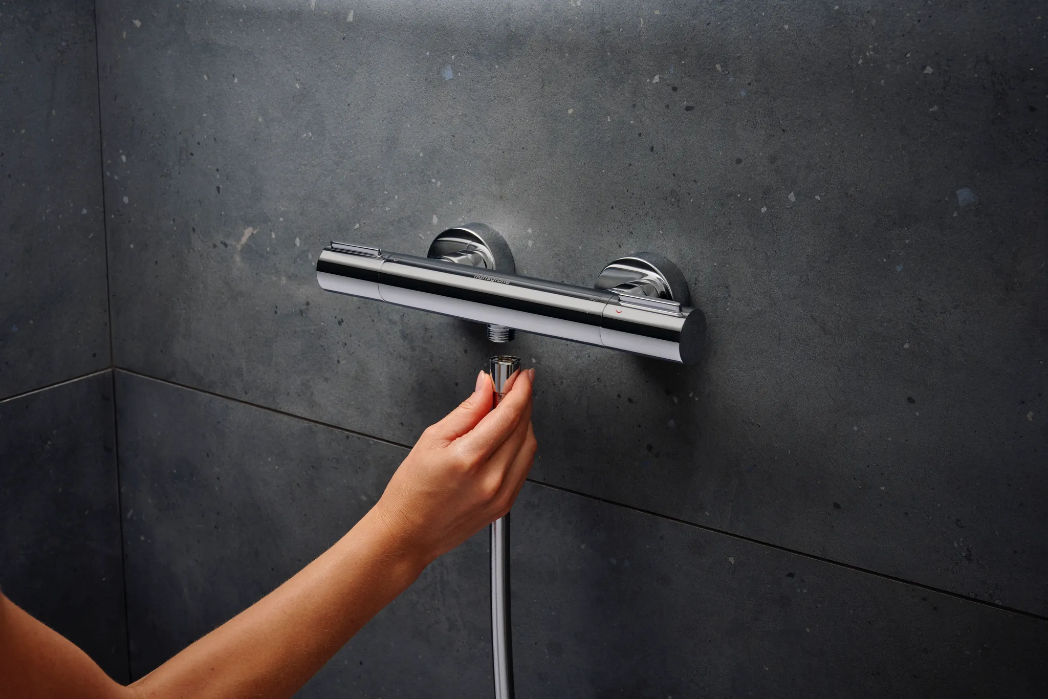 Hansgrohe Ecostat Element Brausethermostat Aufputz Chrom Hansgrohe Ecostat Element Brausethermostat Aufputz Chrom