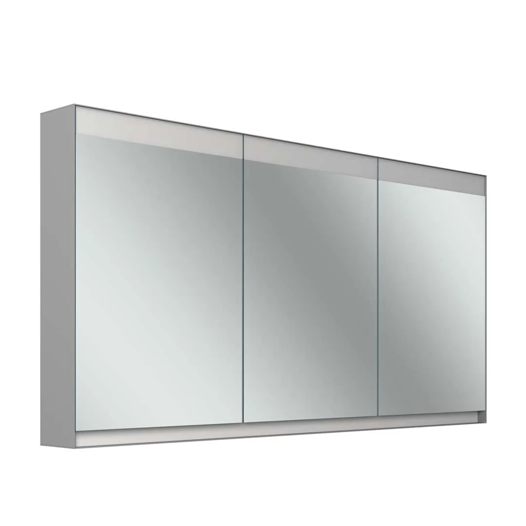 Schneider Spiegelschrank FILO HCL ALS1 150/3/GT/HCL – Weiß, Aluminiumkorpus, LED-Beleuchtung (2000–6500 K), Schweizer Ausführung Schneider Spiegelschrank FILO HCL ALS1 150/3/GT/HCL – Weiß, Aluminiumkorpus, LED-Beleuchtung (2000–6500 K), Schweizer Ausführung