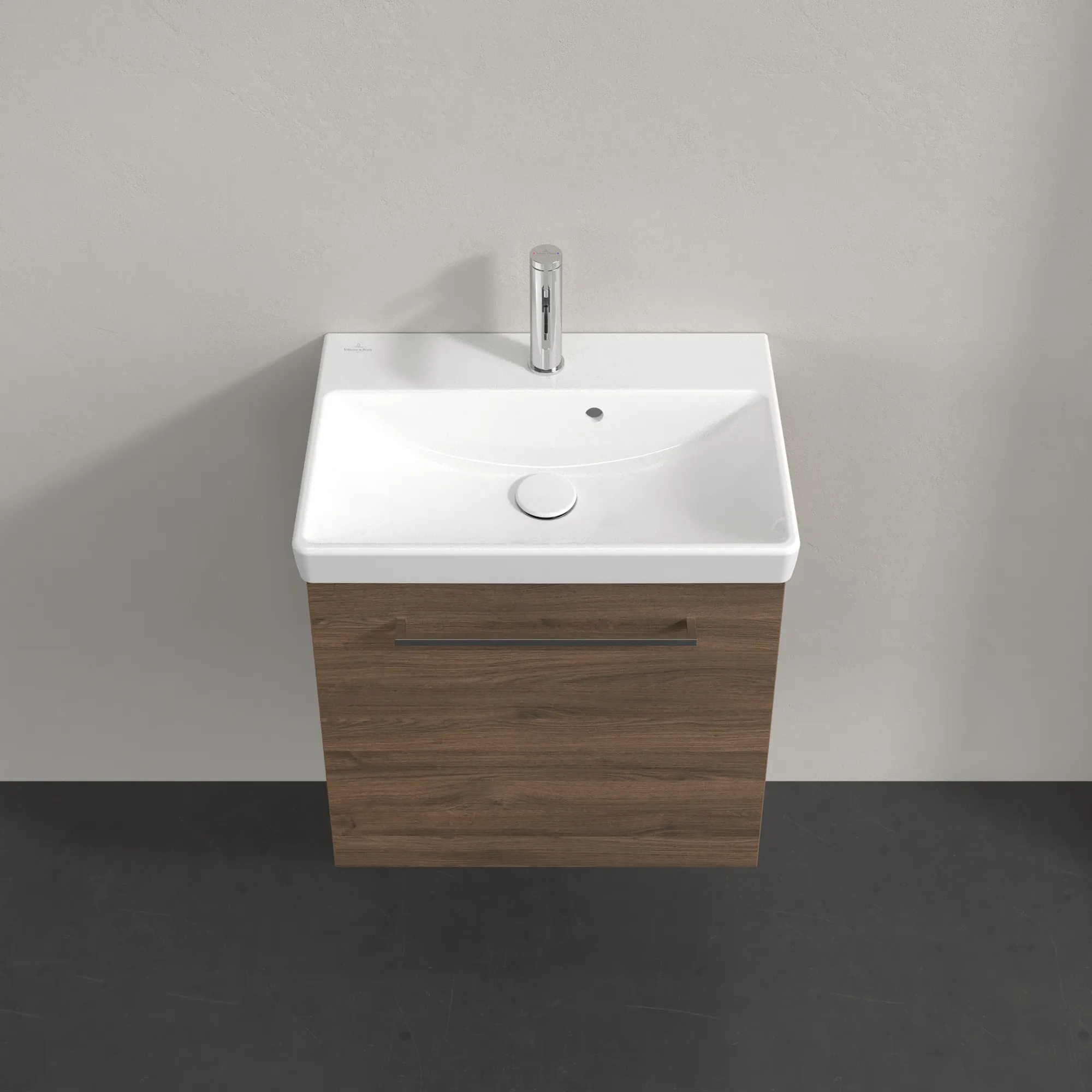 Villeroy & Boch Waschbeckenunterschrank Avento Arizona Oak, 530x514x352mm, 1 Tür, SoftClosing, Wandmontage Villeroy & Boch Waschbeckenunterschrank Avento Arizona Oak, 530x514x352mm, 1 Tür, SoftClosing, Wandmontage