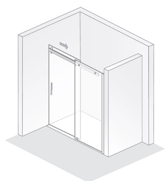 HSK teilgerahmte Duschabtrennung Schiebetür 2-teilig „Premium Softcube“ Glas Klar hell, Profile Chromoptik (Alu Hochglanz poliert) HSK teilgerahmte Duschabtrennung Schiebetür 2-teilig „Premium Softcube“ Glas Klar hell, Profile Chromoptik (Alu Hochglanz poliert)