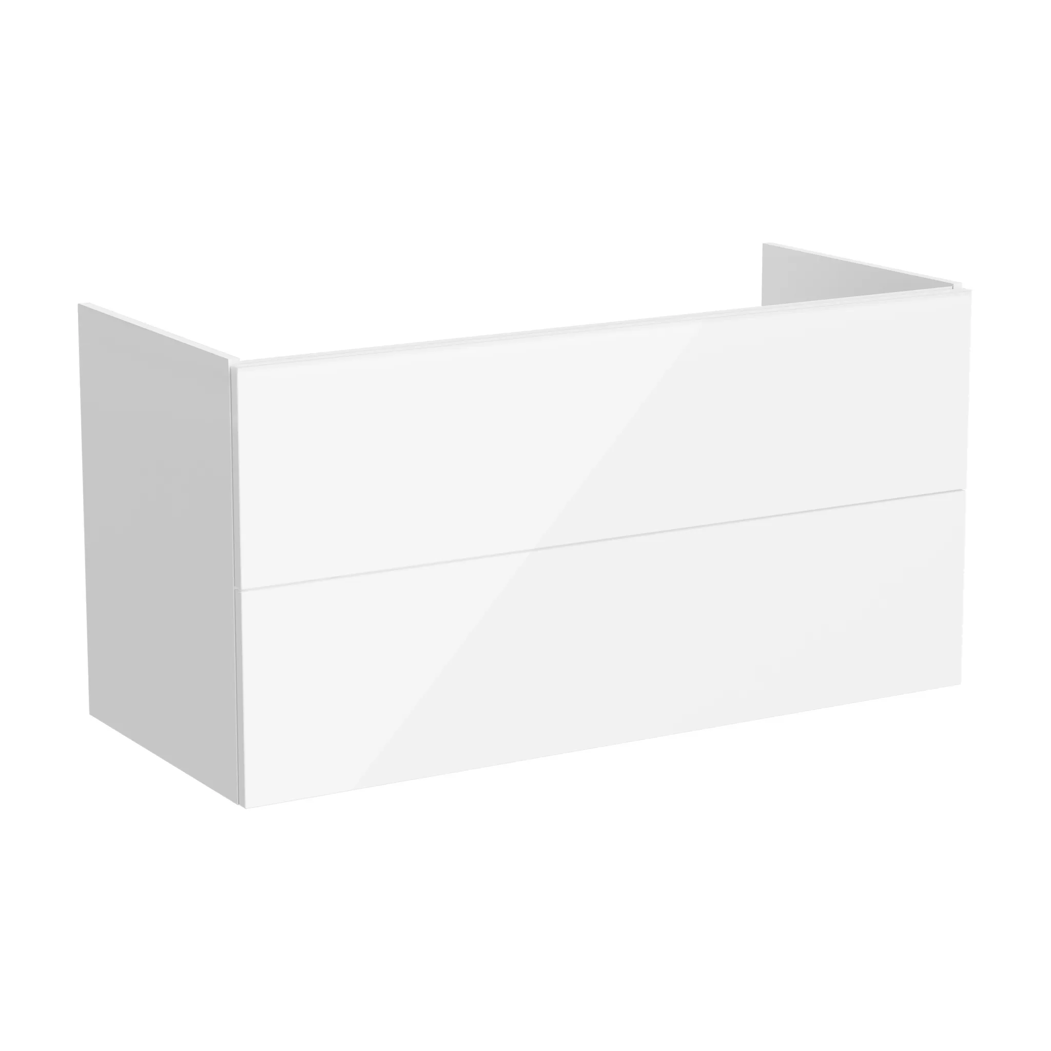 VitrA New Metropole Pure Waschtischunterschrank, 118 x 51,5 x 60 cm (BxTxH), 2 Vollauszüge (Softclose & Push-Open), LED-Innenbeleuchtung, Sensorsteuerung, Weiß Hochglanz VitrA New Metropole Pure Waschtischunterschrank, 118 x 51,5 x 60 cm (BxTxH), 2 Vollauszüge (Softclose & Push-Open), LED-Innenbeleuchtung, Sensorsteuerung, Weiß Hochglanz