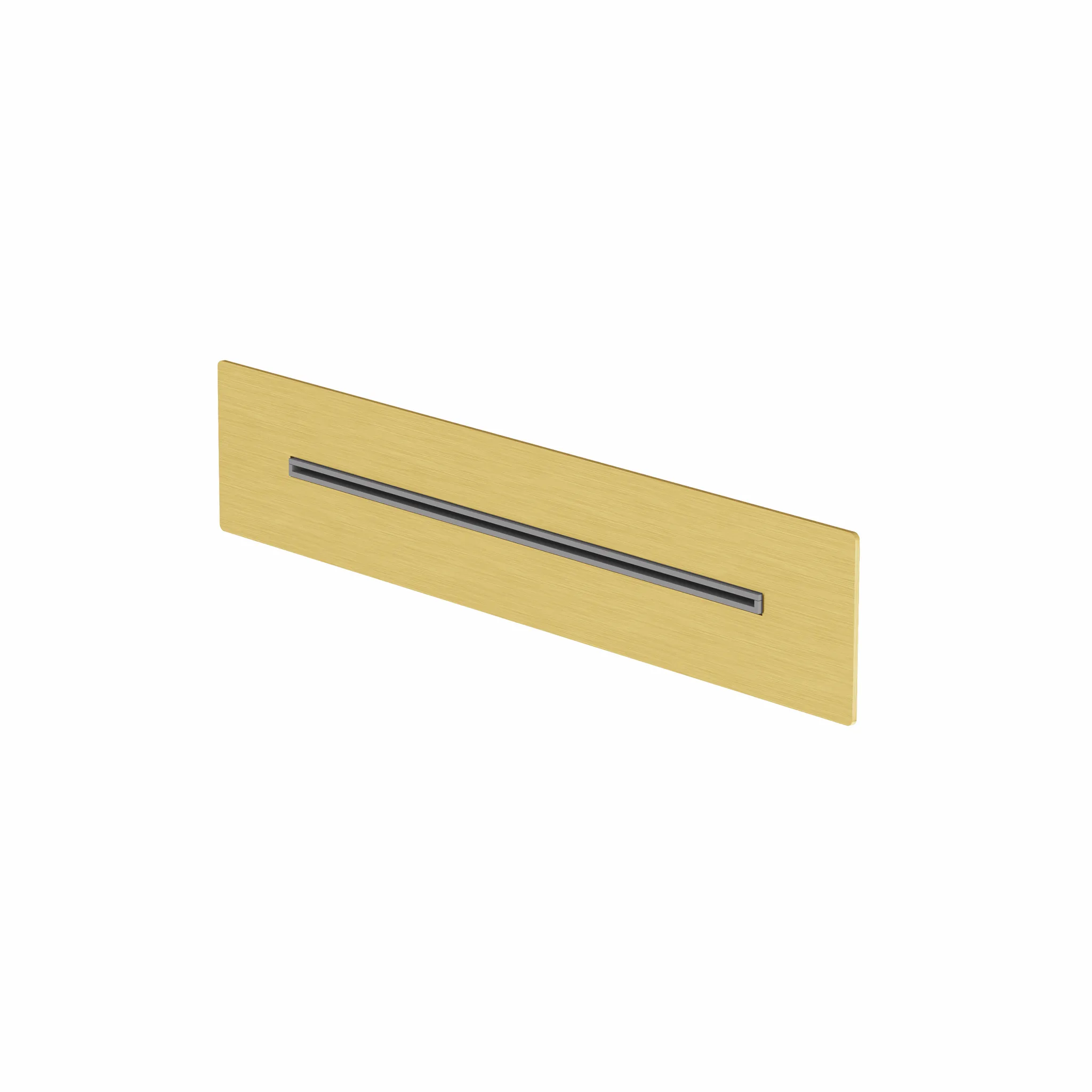Kludi-ASANA Wand-Wasserfall in Brushed Gold, DN 15, fester Auslauf, Durchflussmenge >45 l/min bei 3 bar, nur für Wandeinbau