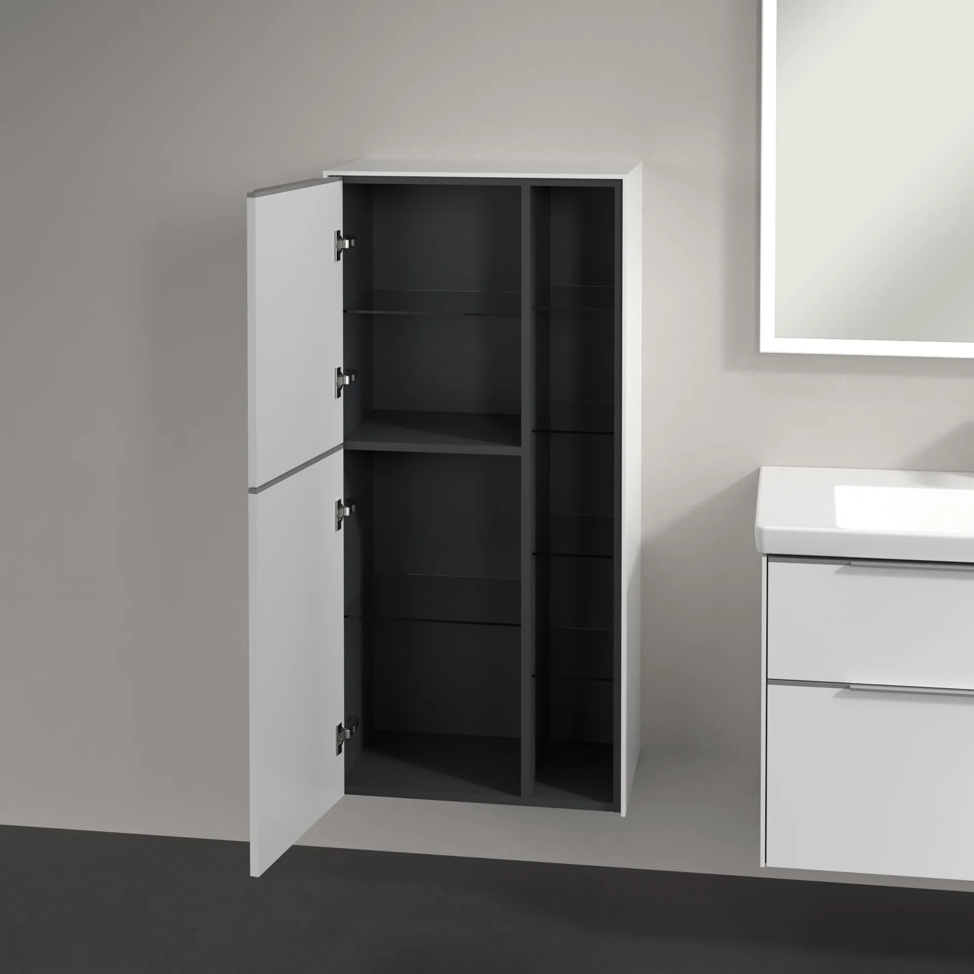 Villeroy & Boch Subway 3.0 Mittelschrank C59800, Pure White, 574 x 1200 x 362 mm