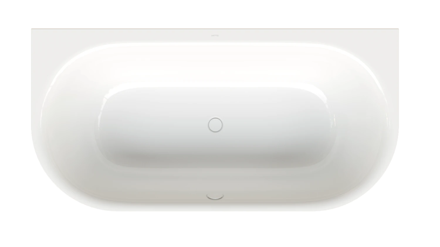 Bette oval Badewanne „BetteLux Oval I Silhouette“ 190 × 95 cm in Weiß