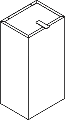 HEWI Papierabfallbehälter „System 900“ 26 × 50 × 20,3 cm in Dunkelgrau tiefmatt HEWI Papierabfallbehälter „System 900“ 26 × 50 × 20,3 cm in Dunkelgrau tiefmatt