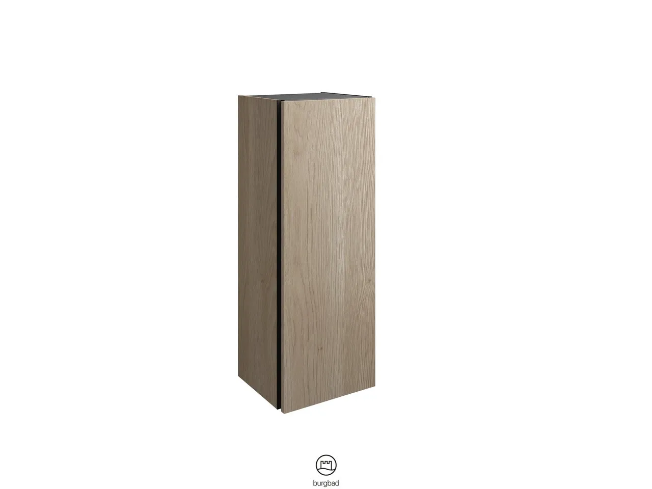 burgbad Hochschrank „Iveo“ 390 × 960 × 360 mm in Weiß Hochglanz