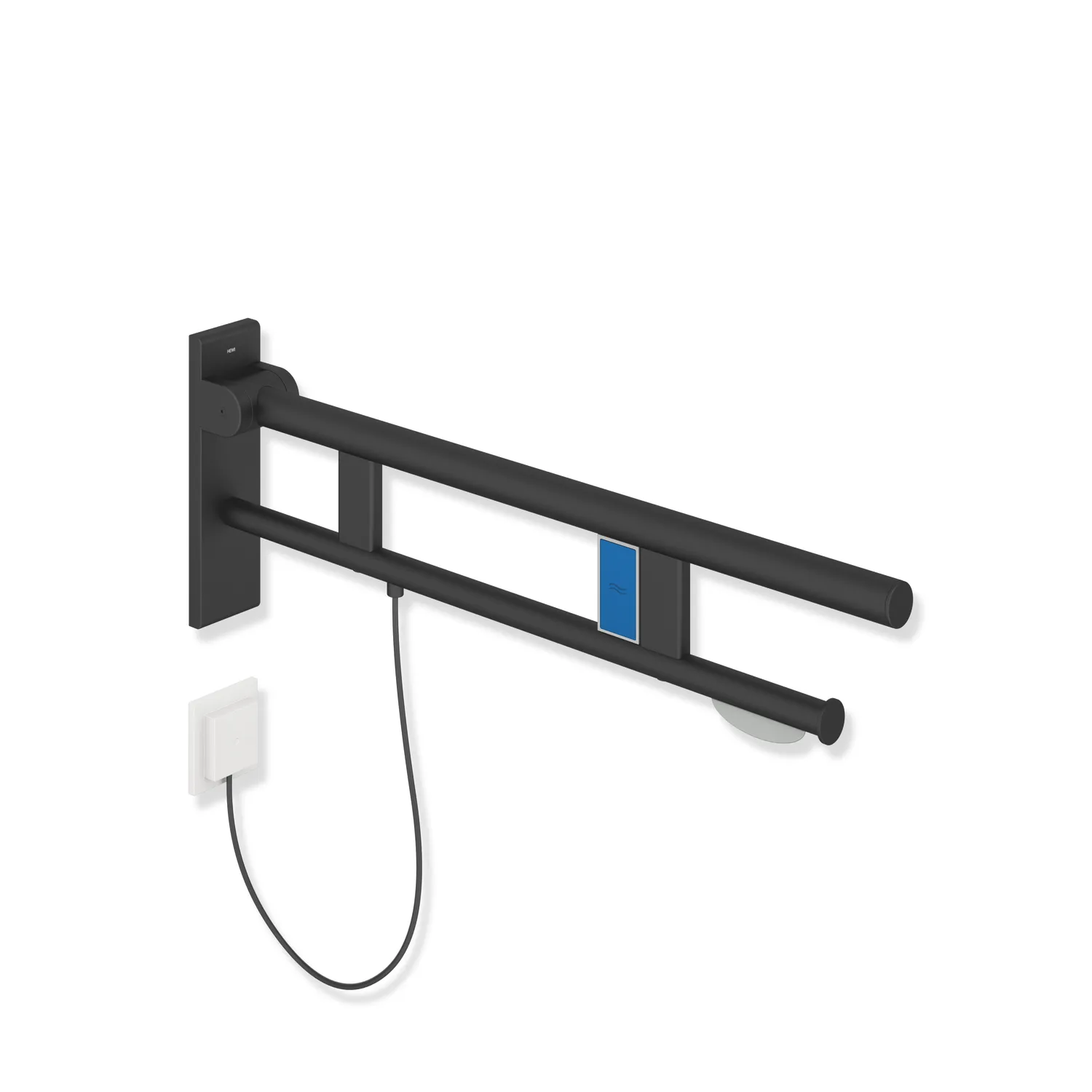 HEWI Toilettenstütze „System 900“, Befestigung verdeckt HEWI Toilettenstütze „System 900“, Befestigung verdeckt