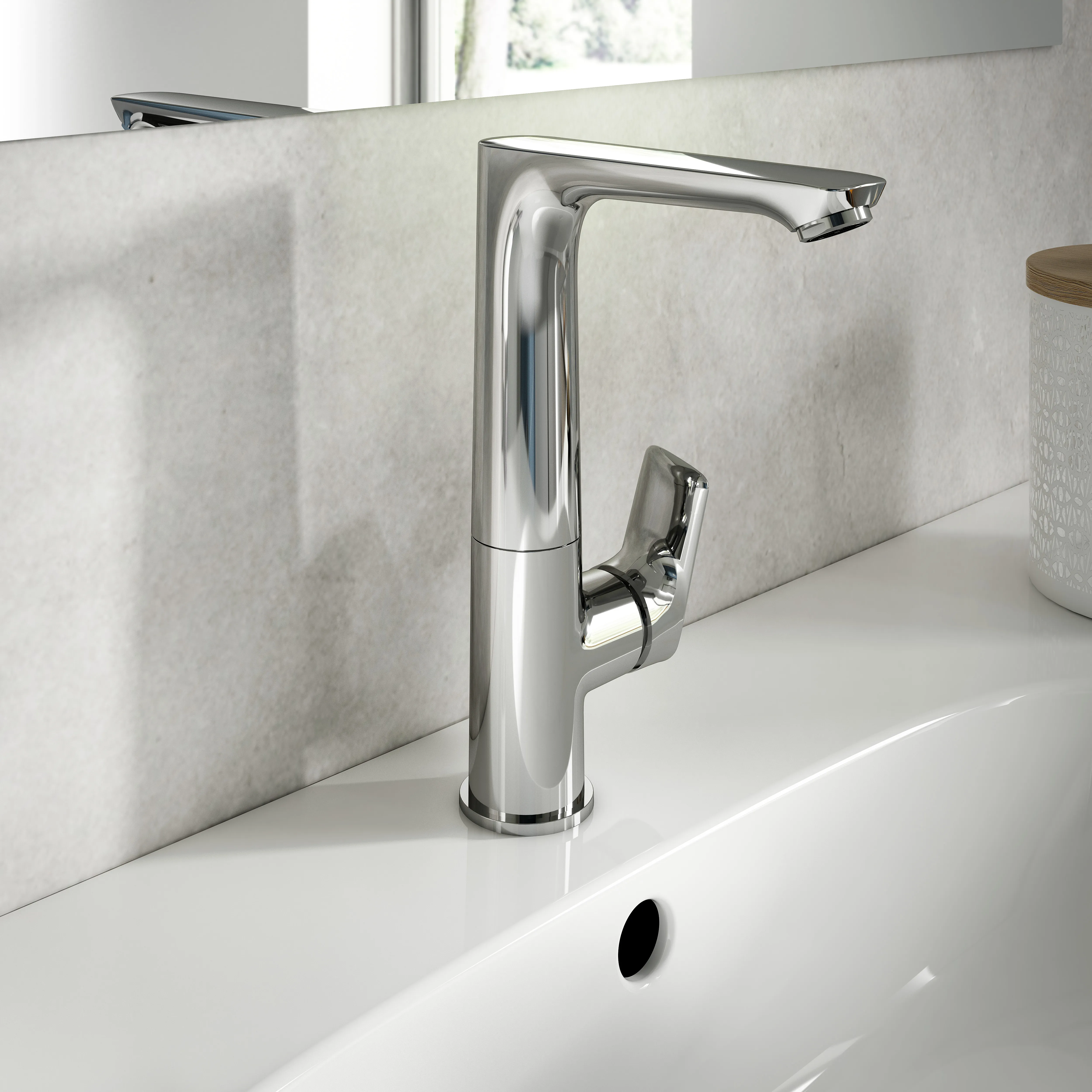 Ideal Standard Waschtischarmatur Connect Air A7020AA, hoher schwenkbarer Auslauf, Chrom Ideal Standard Waschtischarmatur Connect Air A7020AA, hoher schwenkbarer Auslauf, Chrom