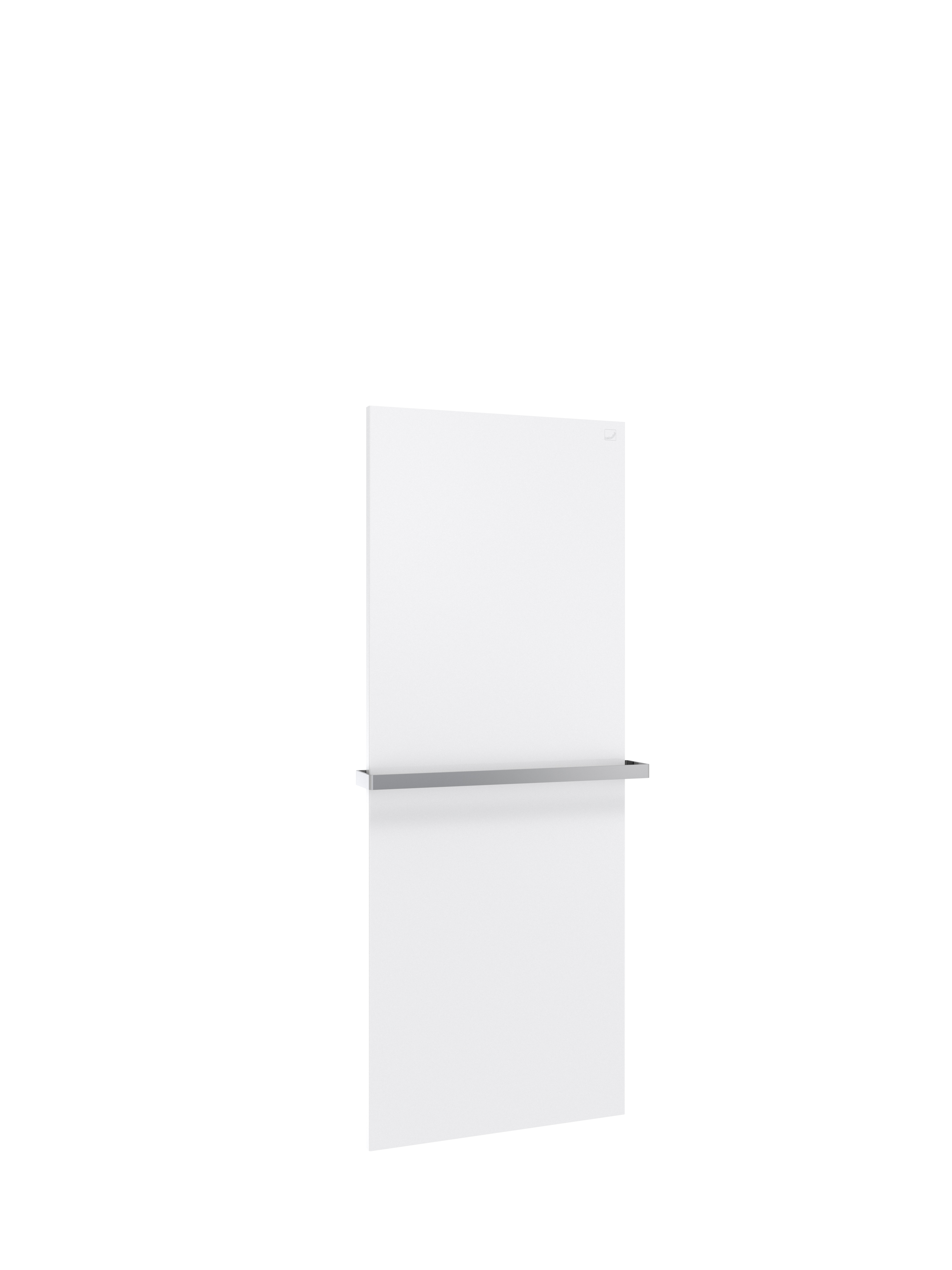 Zehnder Design-Elektroheizkörper „Fina Lean Bar“ 50 × 130 cm in Verkehrsweiß (RAL 9016, glänzend)