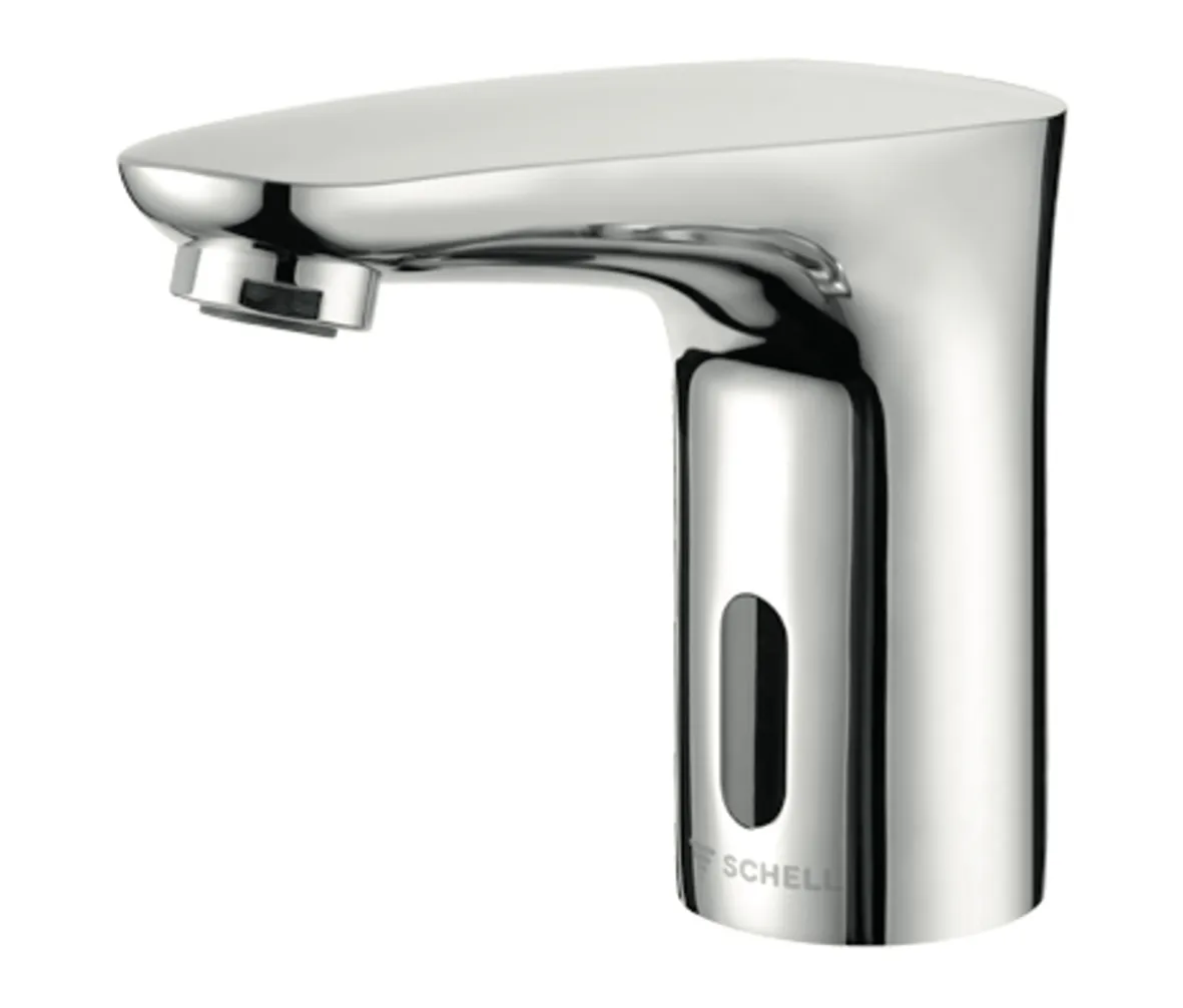 Waschtisch-Armatur MODUS E, Elektronisch, HD-K - Hochdruck Kaltwasser / vorgemischtes Wasser, Infrarot, Steckernetzteil 6 VDC, 100 - 240 VAC, 50 - 60 Hz, G 3/8 IG, chrom